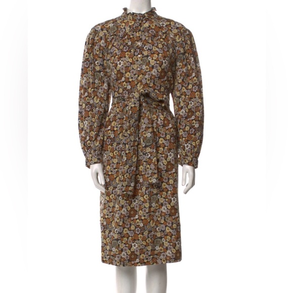 Antik Batik Dresses & Skirts - Antik Batik Colline Moody Floral Midi Dress | XS NWT